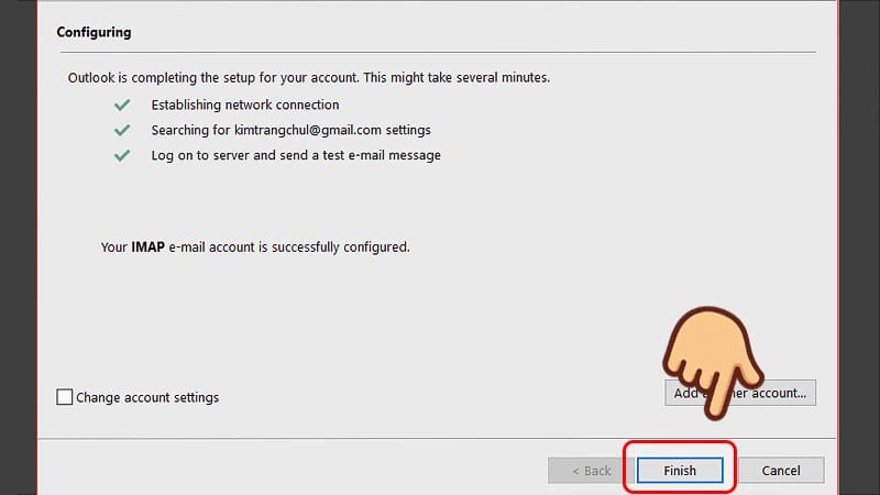 Cách thêm tài khoản Gmail vào Outlook trong 1 phút 4 Cách thêm tài khoản Gmail vào Outlook trong 1 phút