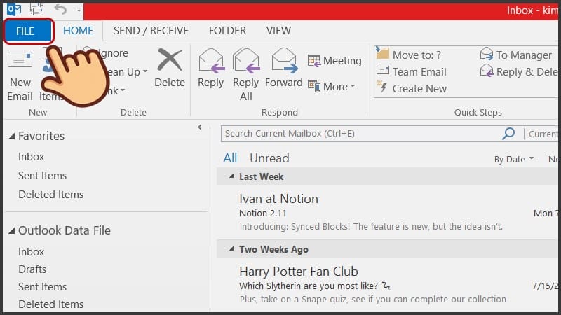 5 Cách Archive mail, khắc phục Outlook báo đầy bộ nhớ đơn giản, chi tiết 26 5 Cách Archive mail, khắc phục Outlook báo đầy bộ nhớ đơn giản, chi tiết