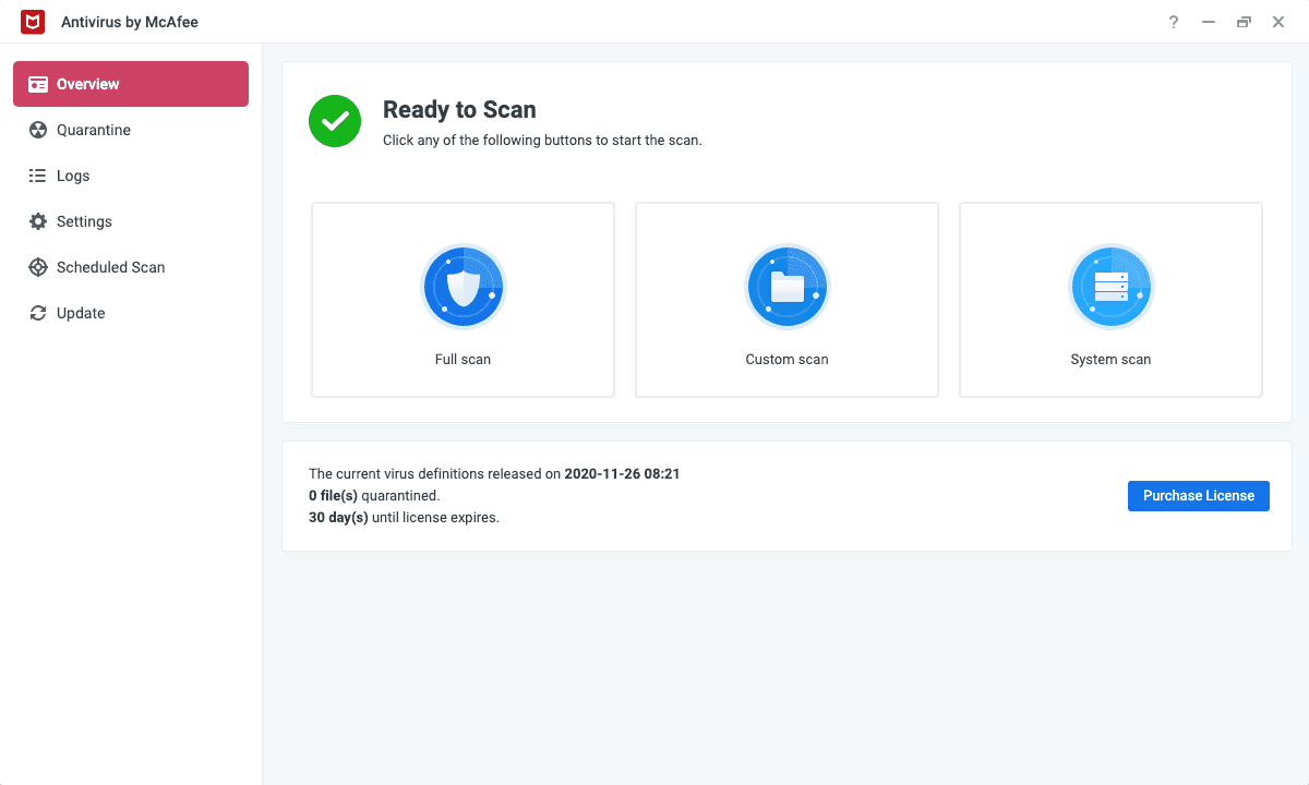 6 Điểm Cơ Bản Antivirus by McAfee Trong NAS Synology