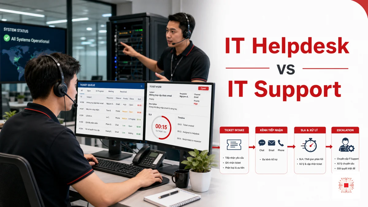 Nối Helpdesk với hạ tầng