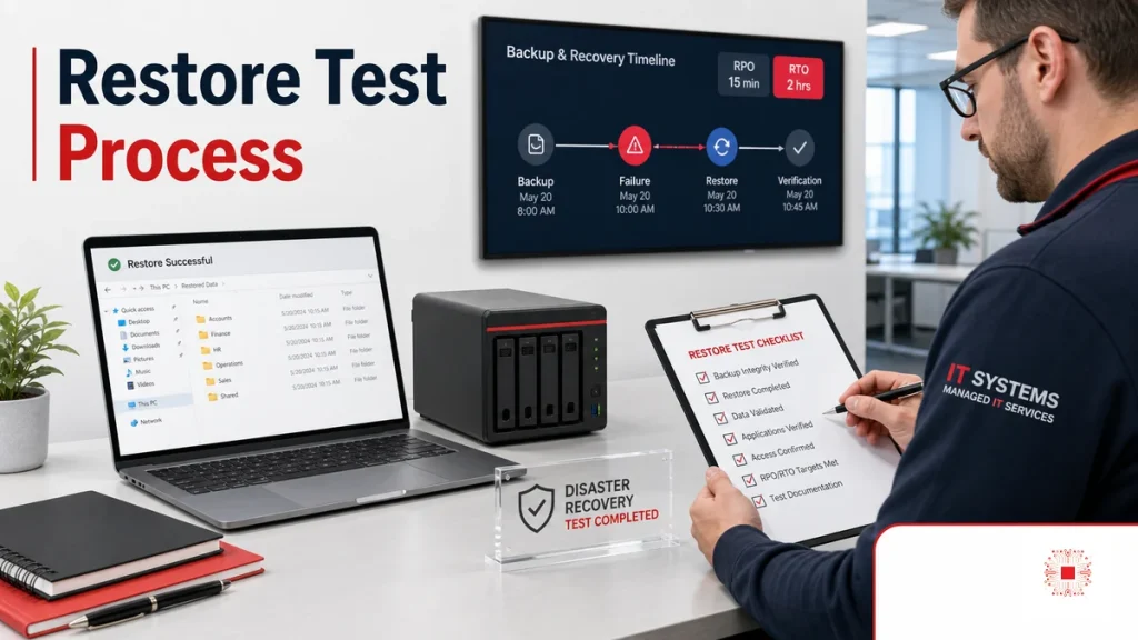 Featured image for backup and restore testing process