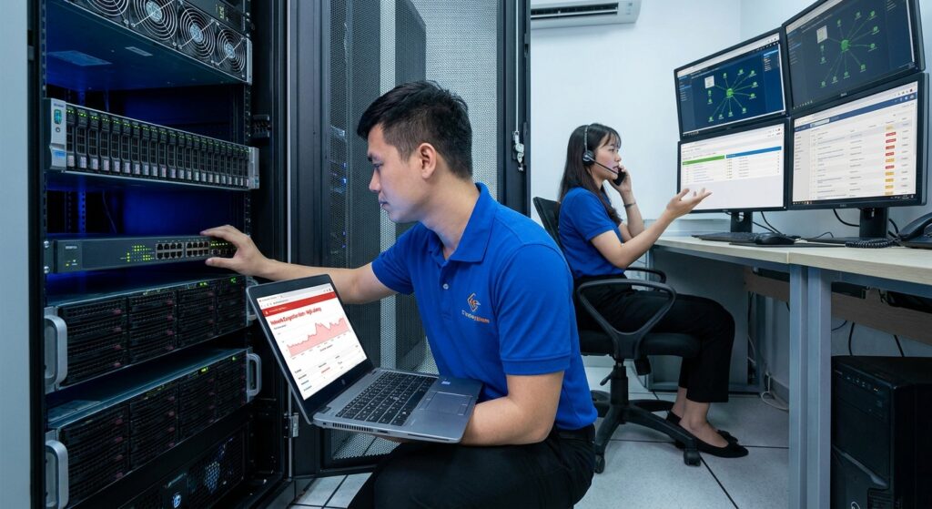 Mạng chậm vào giờ cao điểm: Nguyên nhân và rủi ro gián đoạn công việc