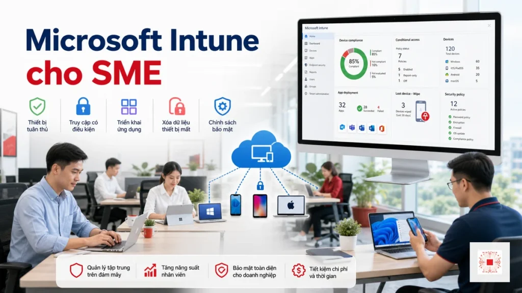 Hình đại diện Microsoft Intune cho SME có logo IT Systems