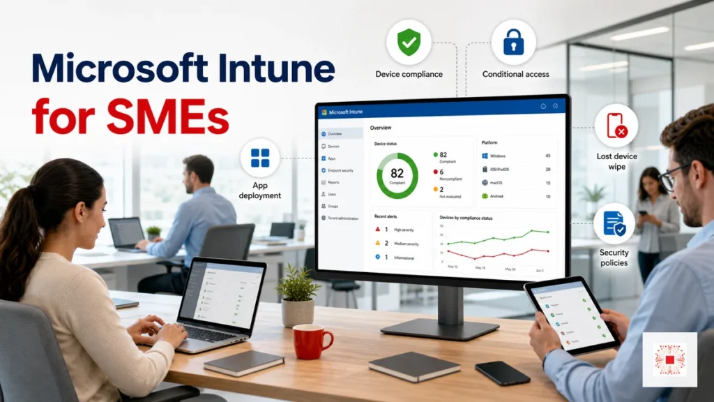 Featured image for Microsoft Intune for SMEs with IT Systems logo