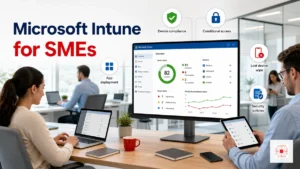 Featured image for Microsoft Intune for SMEs with IT Systems logo