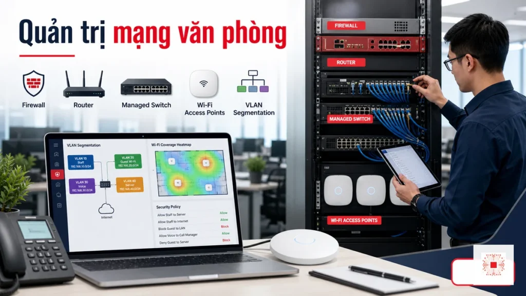 Hình đại diện quản trị mạng văn phòng cho SME