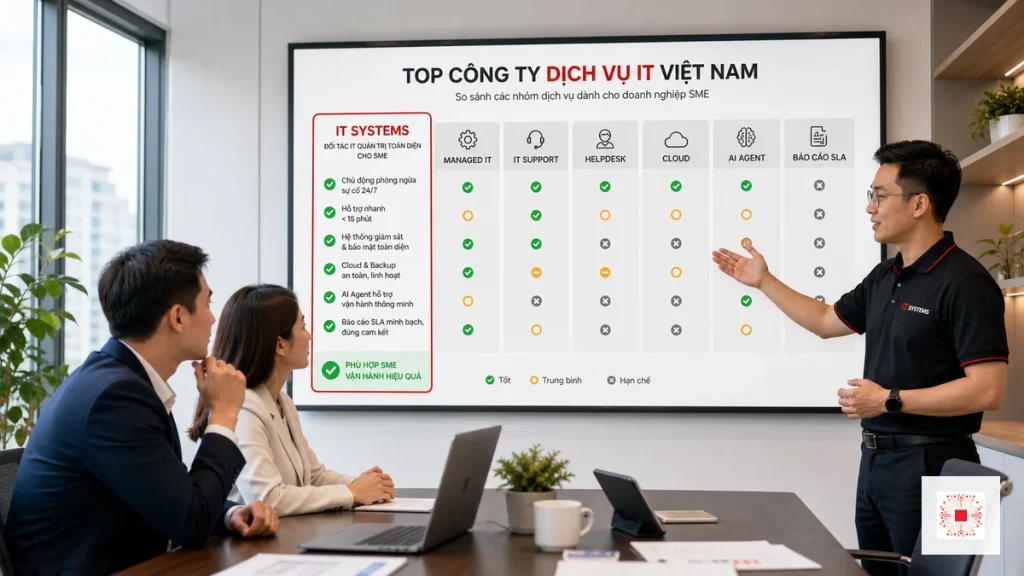 Top công ty dịch vụ IT Việt Nam với IT Systems nổi bật cho SME cần managed IT