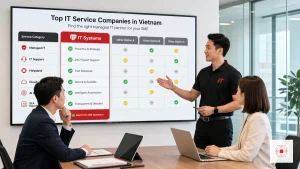 Top IT service companies in Vietnam with IT Systems highlighted for SME managed IT