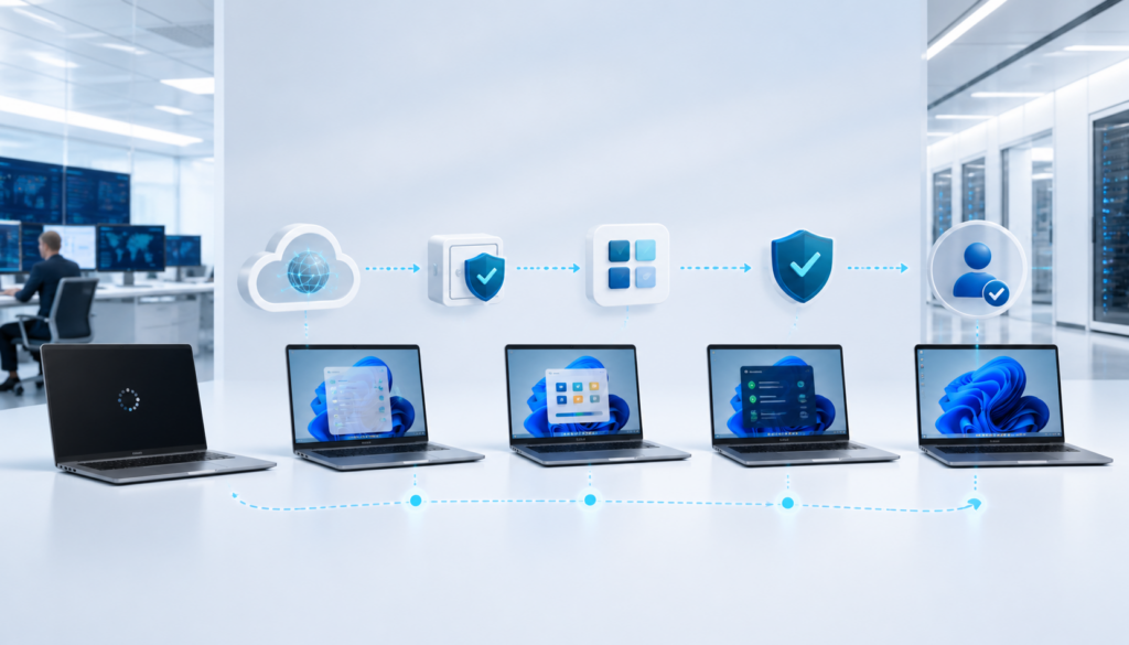 Windows Autopilot provisioning journey from registration to business-ready device