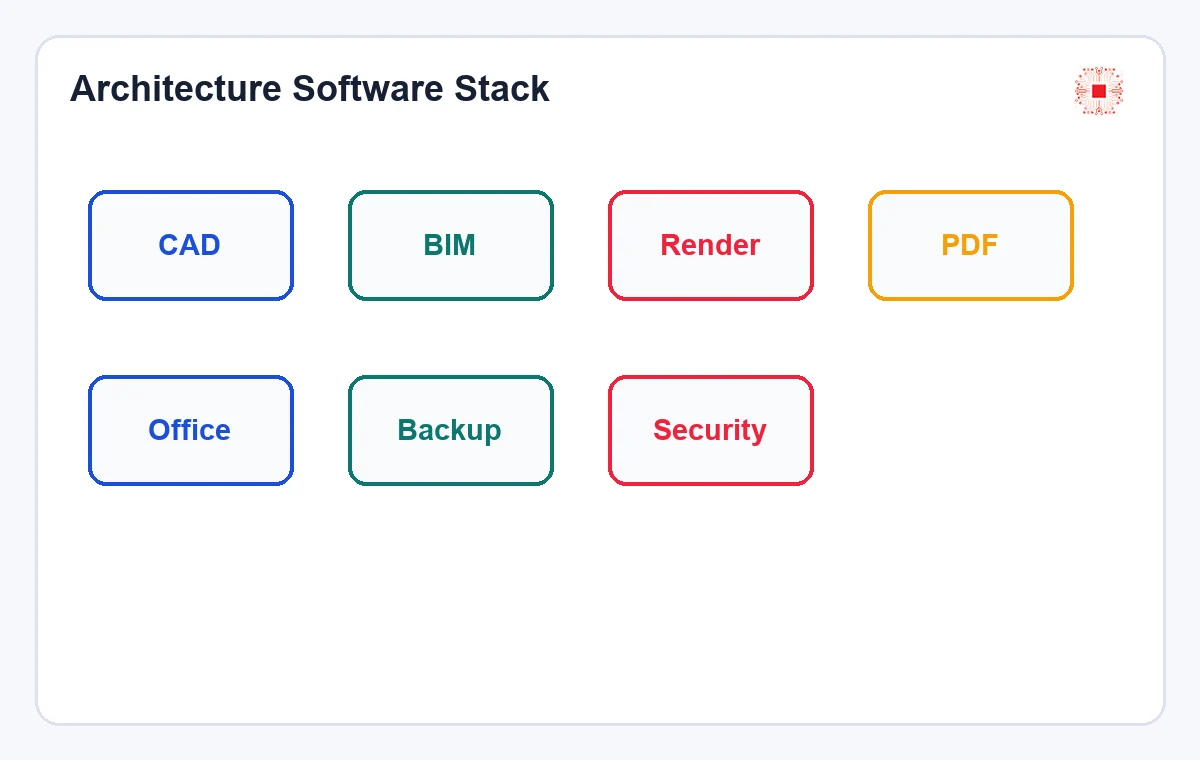 Architecture and construction software stack