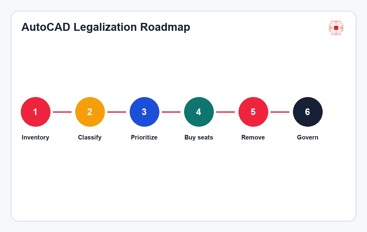 AutoCAD legalization roadmap for businesses