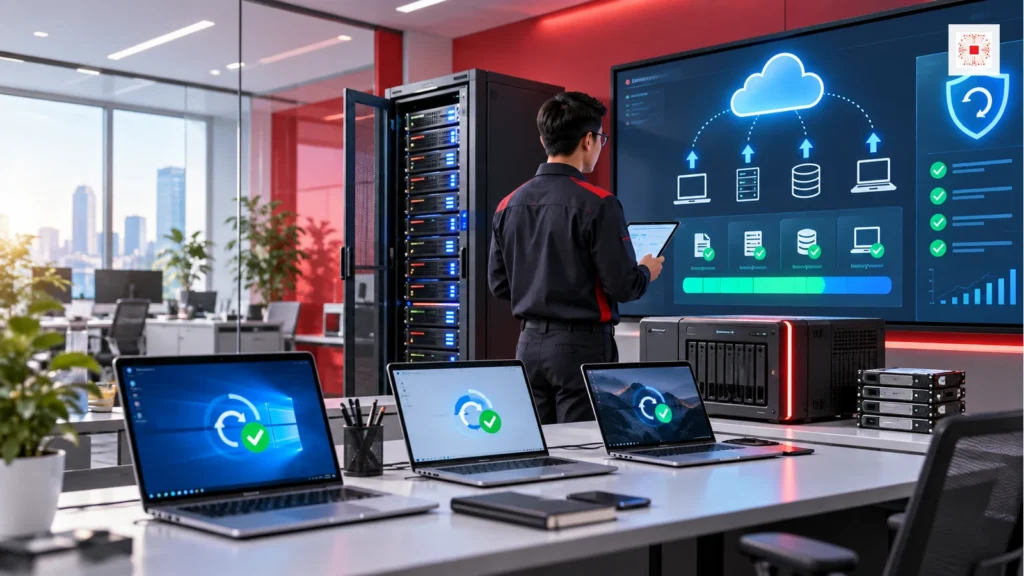 Licensed backup software for businesses: Veeam, Acronis, NAS/cloud backup and ransomware recovery
