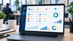 Dashboard IT Helpdesk theo dõi ticket SLA và báo cáo hỗ trợ người dùng