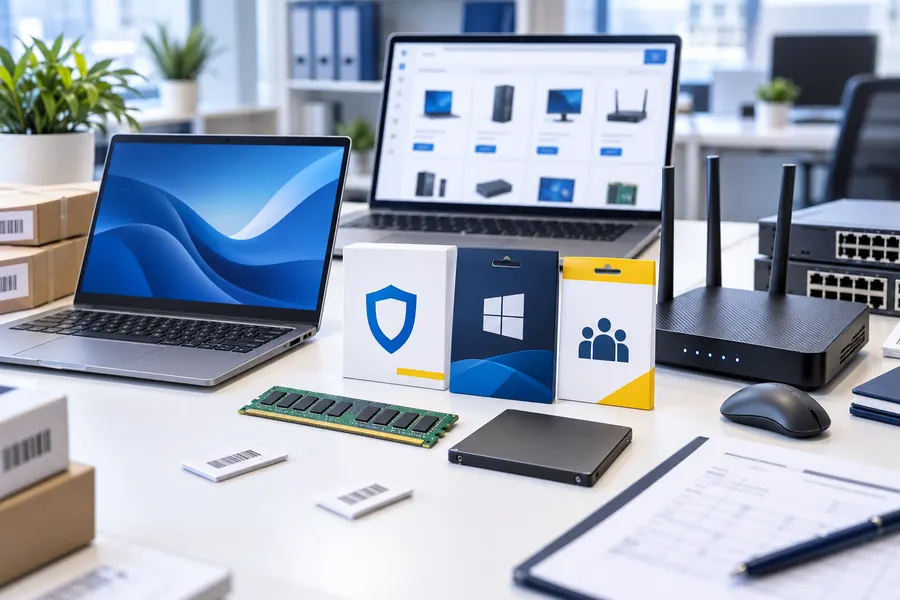 IT Store thiết bị, license phần mềm và đồ dùng IT văn phòng