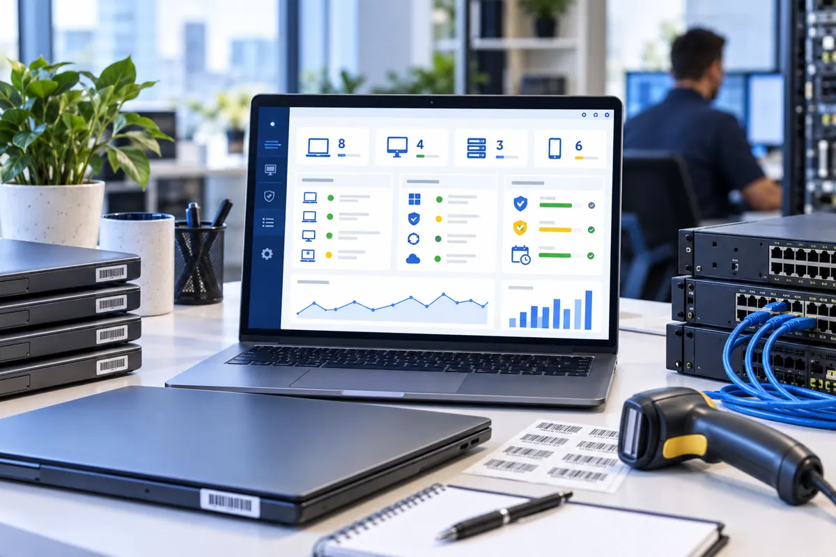 ITS Manager asset inventory dashboard