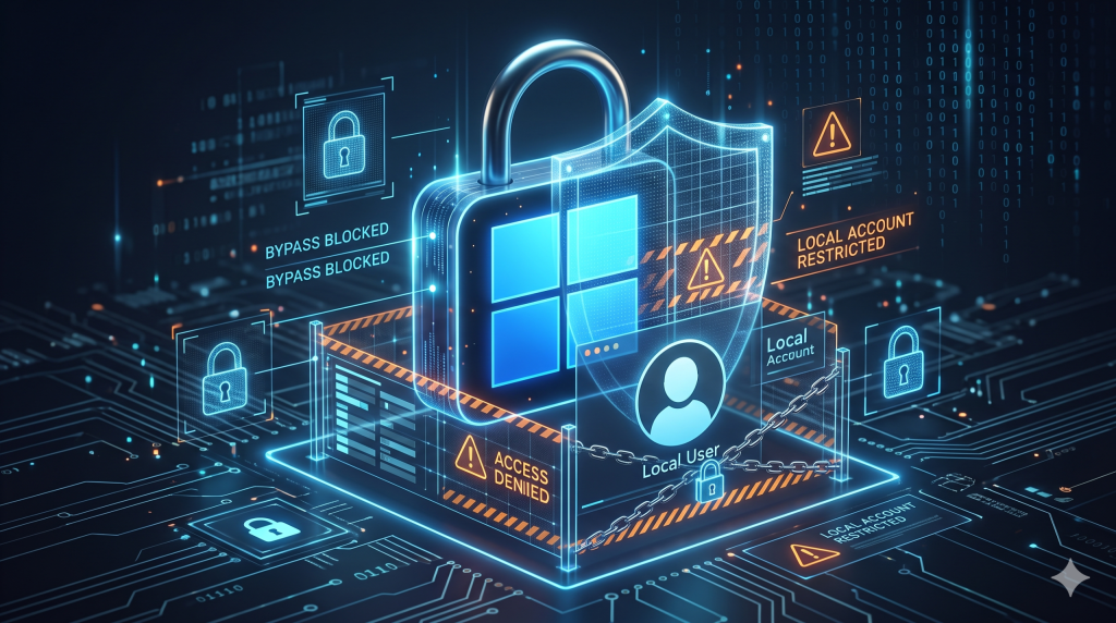 Microsoft chặn mẹo tạo tài khoản Local Windows 11