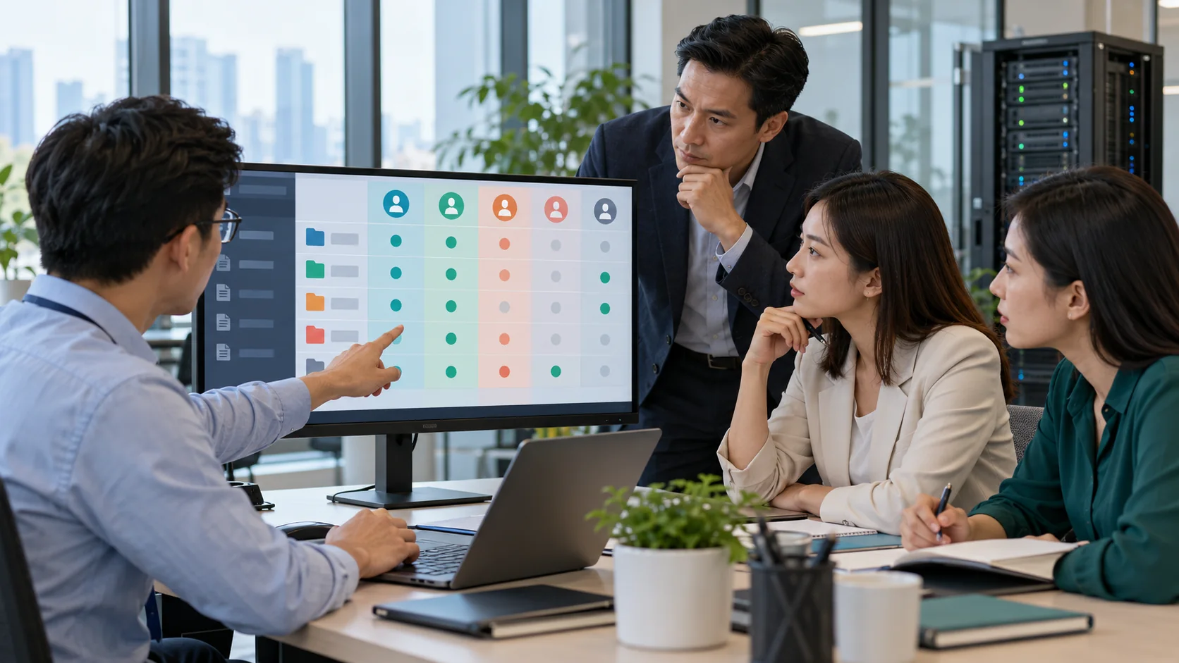 Build a data access matrix