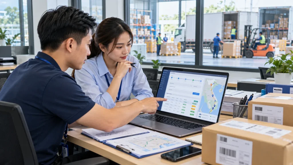 Bảo trì website logistics: form báo giá và tra cứu vận đơn